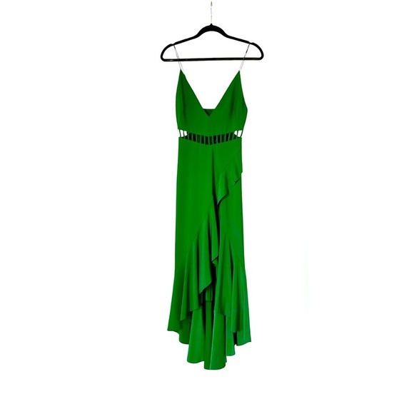 Free People Jetstream Maxi Dress Green
Size 4 - Ruffle Cutout Boho Rare - Picture 7 of 13
